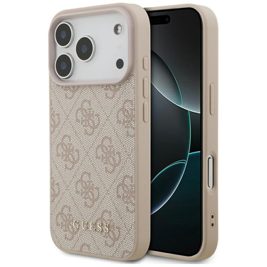 Skyddsfodral för Apple iPhone 17 Pro, Guess, 4G Classic, Rosa