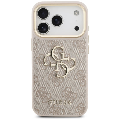 Fodral för Apple iPhone 17 Pro, Guess, Big 4G Classic Logo with Big Strap, Rosa