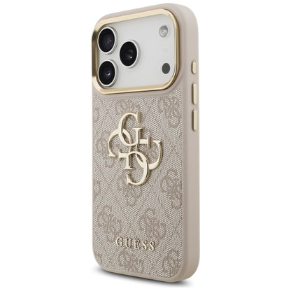 Fodral för Apple iPhone 17 Pro, Guess, Big 4G Classic Logo with Big Strap, Rosa