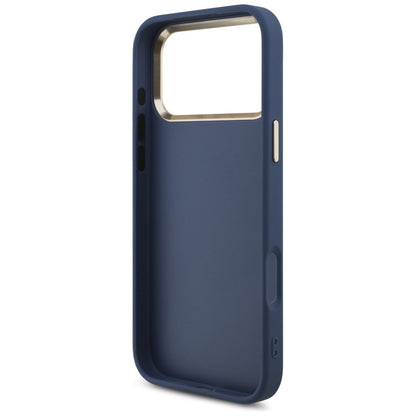Skyddsfodral för Apple iPhone 17 Pro, Guess, Big 4G Logo Classic, Guldigt Blått