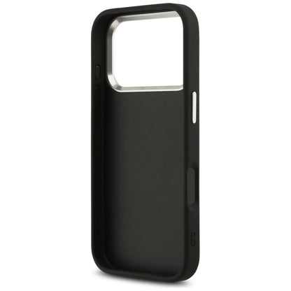 Fodral för Apple iPhone 17 Pro, Guess, Big 4G Logo Classic, Svart Silver