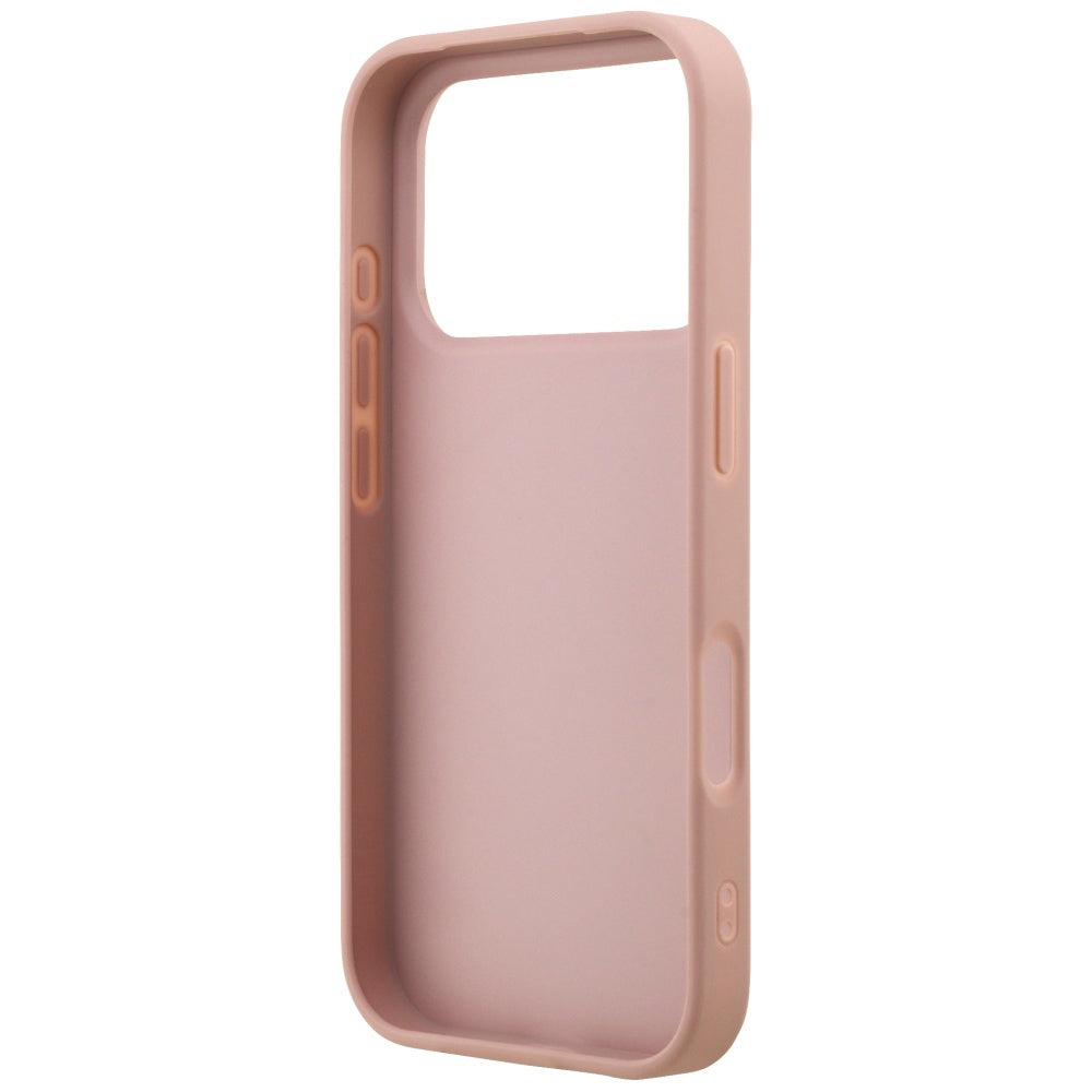 Skyddsfodral för Apple iPhone 17 Pro, Guess, Fixed Glitter Big 4G, Rosa