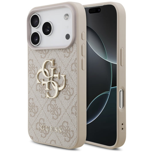 Skyddsfodral för Apple iPhone 17 Pro Max, Guess, 4G Big Logo, Rosa