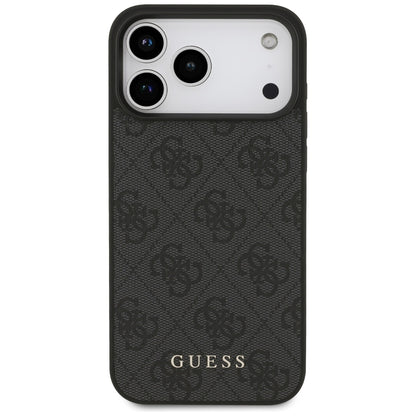 Skyddsfodral för Apple iPhone 17 Pro Max, Guess, 4G Classic, Svart