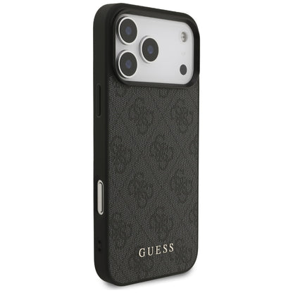 Skyddsfodral för Apple iPhone 17 Pro Max, Guess, 4G Classic, Svart