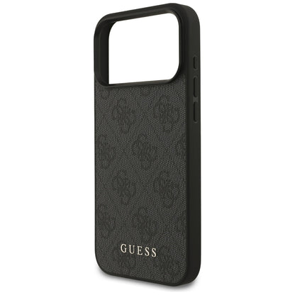 Skyddsfodral för Apple iPhone 17 Pro Max, Guess, 4G Classic, Svart
