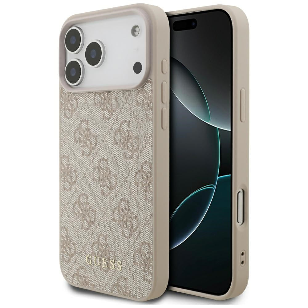 Fodral för Apple iPhone 17 Pro Max, Guess, 4G Classic, Rosa