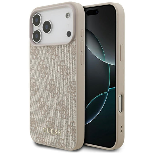 Fodral för Apple iPhone 17 Pro Max, Guess, 4G Classic, Rosa