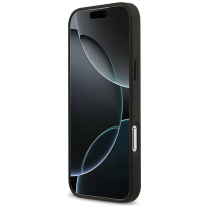 Fodral för Apple iPhone 17 Pro Max, Guess, 4G Double Card Triangle, Svart