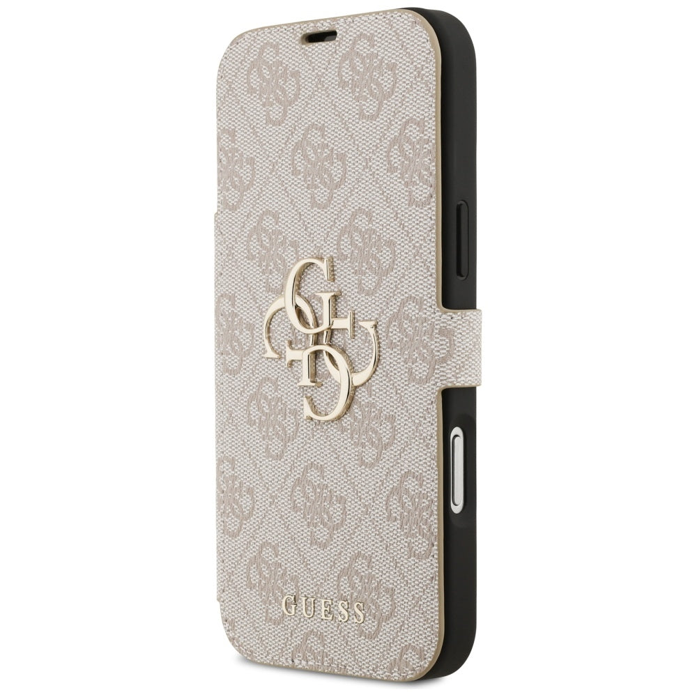 Skyddsfodral för Apple iPhone 17 Pro Max, Guess, 4G Metal Logo, Rosa