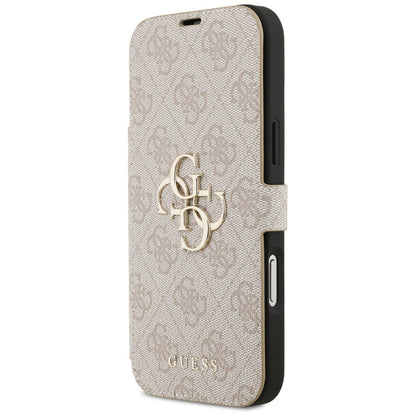 Skyddsfodral för Apple iPhone 17 Pro Max, Guess, 4G Metal Logo, Rosa