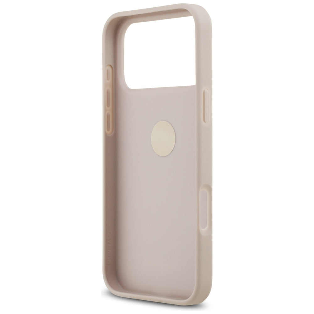 Skyddsfodral för Apple iPhone 17 Pro Max, Guess, 4G Ring Stand, Rosa