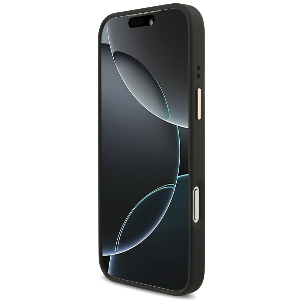 Skyddsfodral för Apple iPhone 17 Pro Max, Guess, Big 4G Classic Logo with Big Strap, Svart