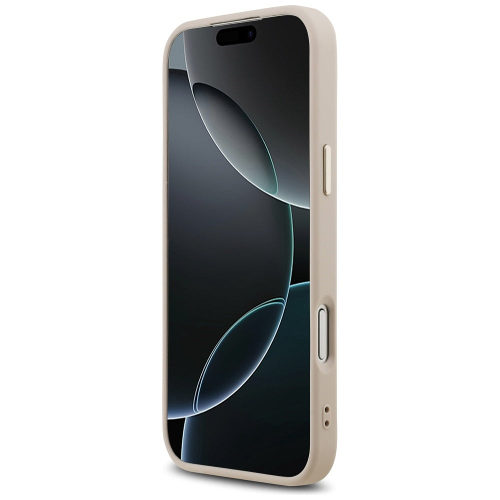 Skyddsfodral för Apple iPhone 17 Pro Max, Guess, Big 4G Logo Classic, Guldrosa