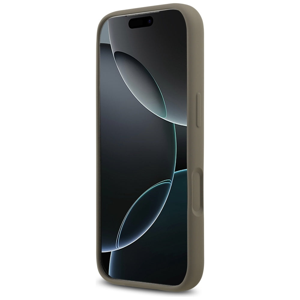 Fodral för Apple iPhone 17 Pro Max, Guess, Big 4G Script, Brun
