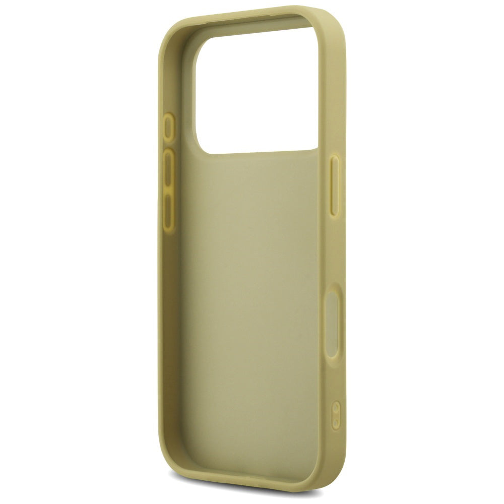 Skyddsfodral för Apple iPhone 17 Pro Max, Guess, Fixed Glitter Big 4G, Guld