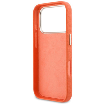 Skyddsfodral för Apple iPhone 17 Pro Max, GUESS, Resin Logo, Orange