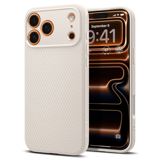Skyddsfodral för Apple iPhone 17 Pro Max, Spigen, Liquid Air, Beige