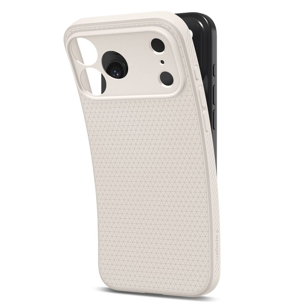 Skyddsfodral för Apple iPhone 17 Pro Max, Spigen, Liquid Air, Beige