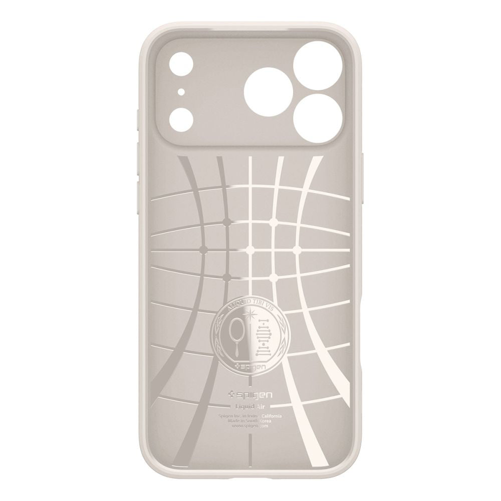 Skyddsfodral för Apple iPhone 17 Pro Max, Spigen, Liquid Air, Beige