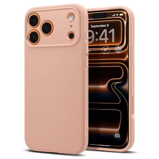 Skyddsfodral för Apple iPhone 17 Pro Max, Spigen, Liquid Air, Rosa