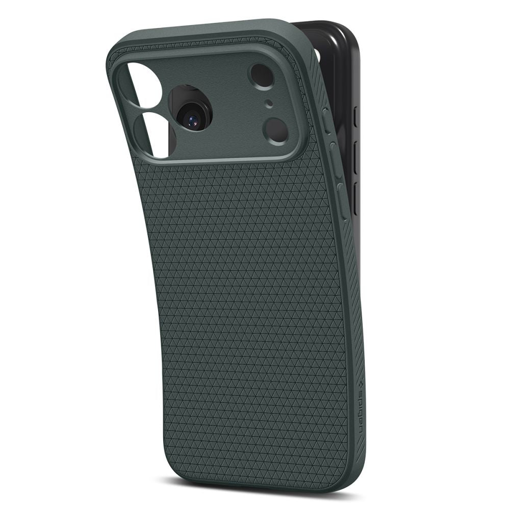 Skyddsfodral för Apple iPhone 17 Pro Max, Spigen, Liquid Air, Grön