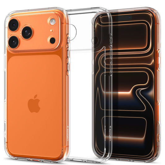 Skyddsfodral för Apple iPhone 17 Pro Max, Spigen, Ultra Hybrid, Transparent