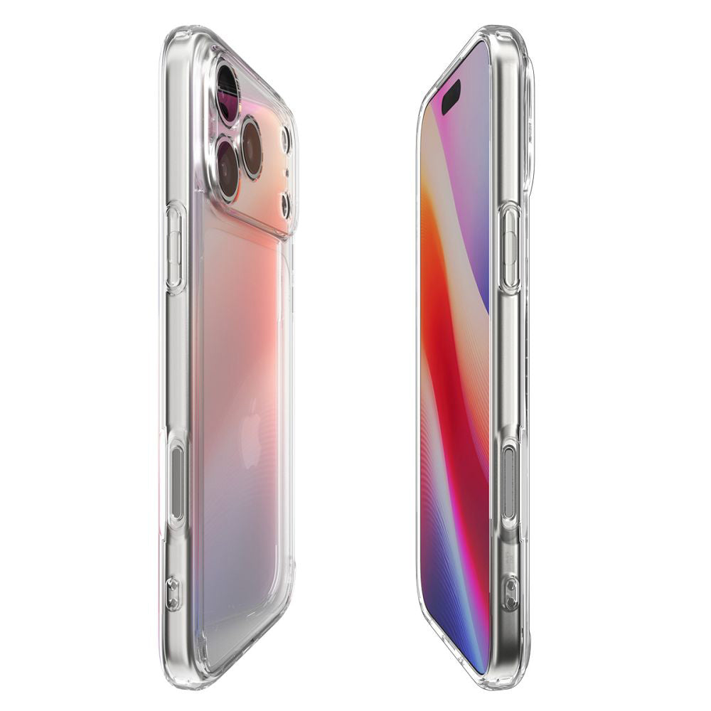 Skyddsfodral för Apple iPhone 17 Pro Max, Spigen, Ultra Hybrid, Transparent