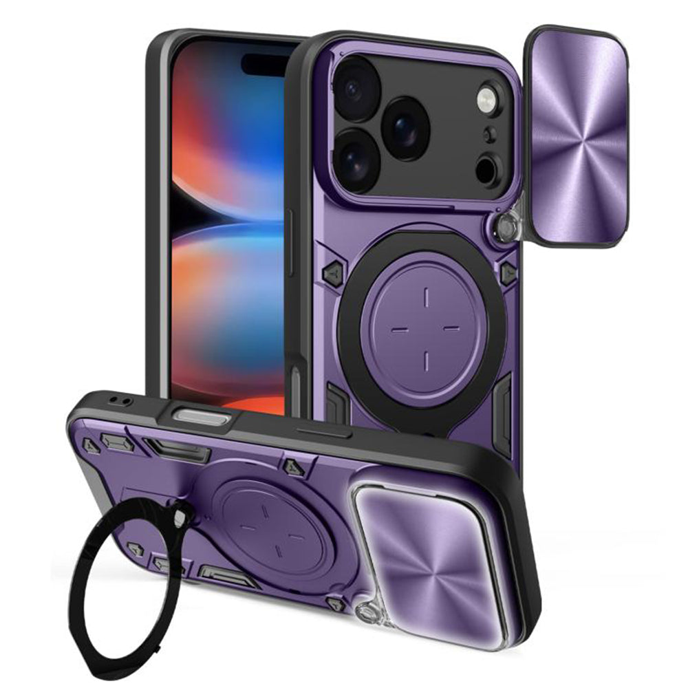 Skyddsfodral för Apple iPhone 17 Pro Max, Techsuit, CamGuard Pro, Lila
