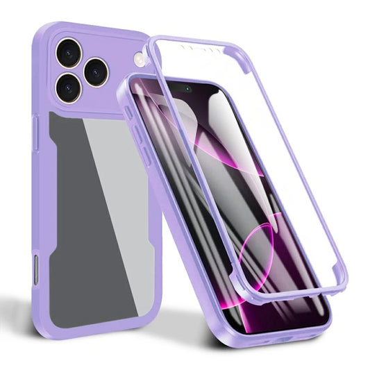 Skyddsfodral för Apple iPhone 17 Pro Max, Techsuit, ColorVerse 360, Lila