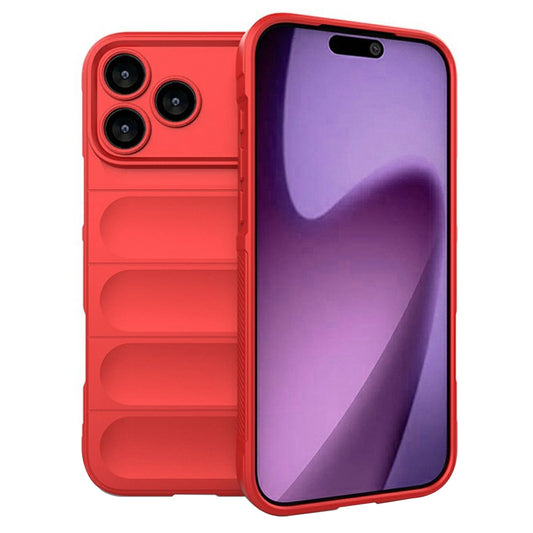 Skyddsfodral för Apple iPhone 17 Pro Max, Techsuit, Magic Shield, Röd