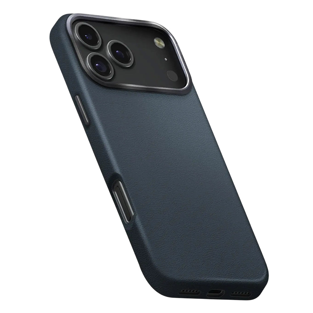 Fodral för Apple iPhone 17 Pro Max, UNIQ, Lyden Leatherette, Blå