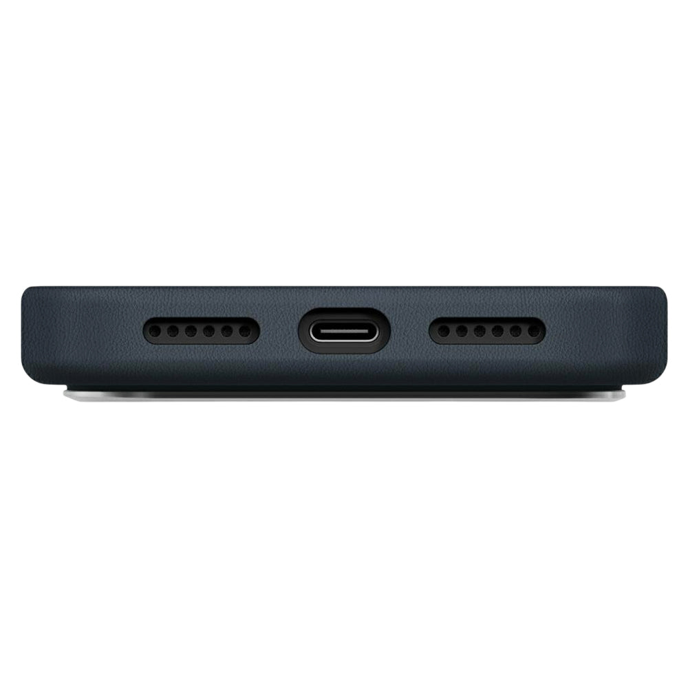 Fodral för Apple iPhone 17 Pro Max, UNIQ, Lyden Leatherette, Blå