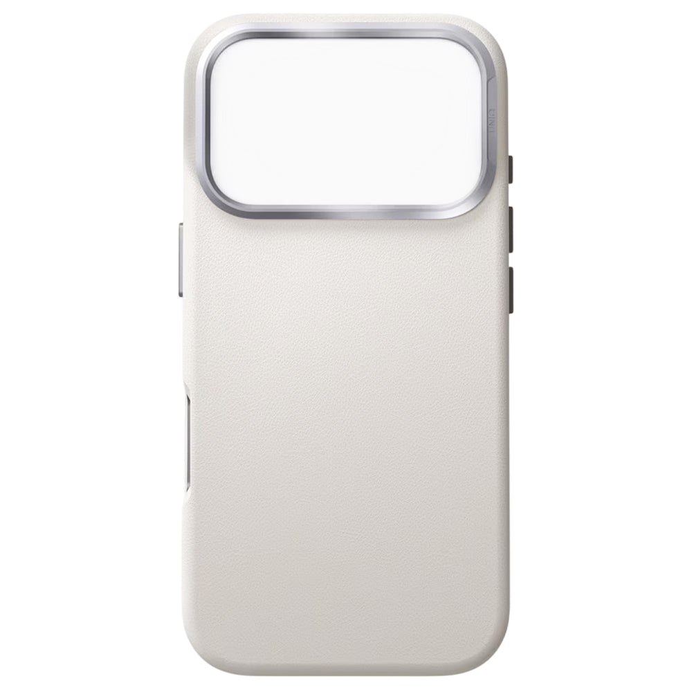 Fodral för Apple iPhone 17 Pro Max, UNIQ, Lyden Leatherette, Grå