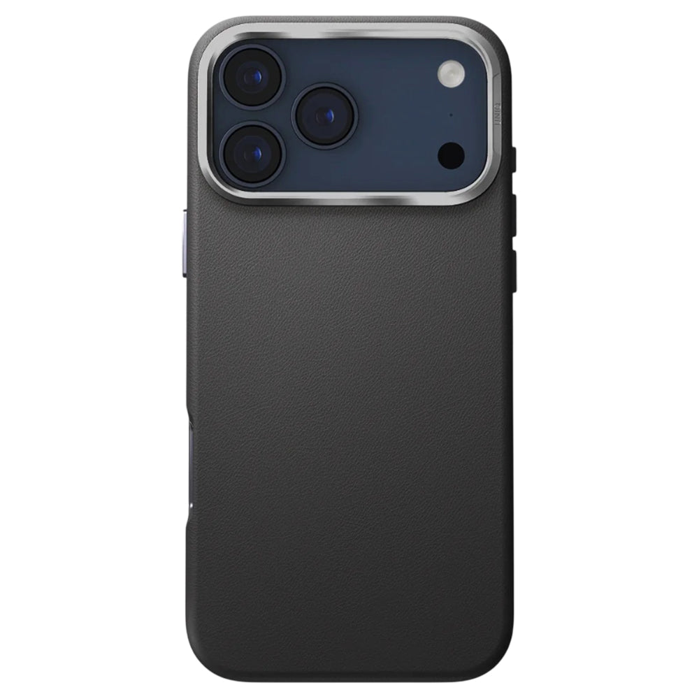 Fodral för Apple iPhone 17 Pro Max, UNIQ, Lyden Leatherette, Svart