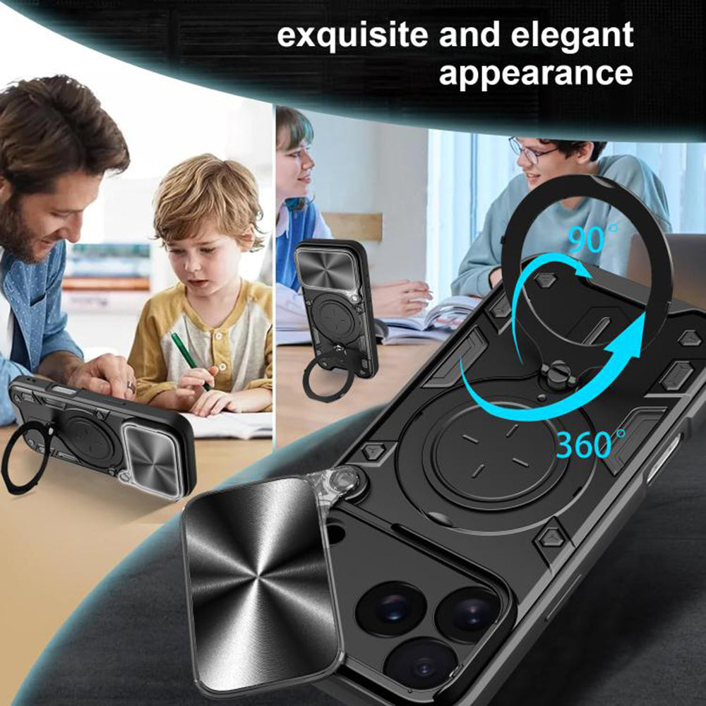 Skyddsfodral för Apple iPhone 17 Pro, Techsuit, CamGuard Pro, Blå