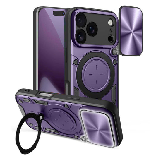 Skyddsfodral för Apple iPhone 17 Pro, Techsuit, CamGuard Pro, Lila