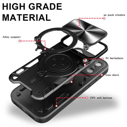 Skyddsfodral för Apple iPhone 17 Pro, Techsuit, CamGuard Pro, Svart