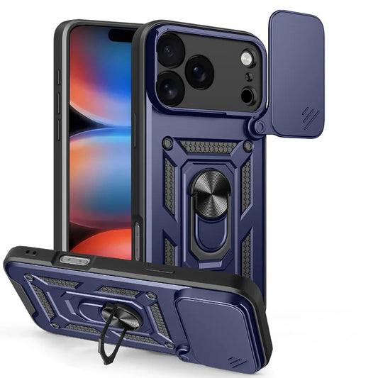Skyddsfodral för Apple iPhone 17 Pro, Techsuit, CamShield, Blå