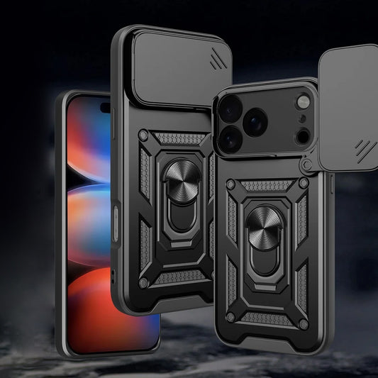 Skyddsfodral för Apple iPhone 17 Pro, Techsuit, CamShield, Grön