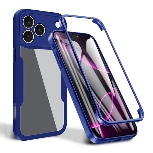 Skyddsfodral för Apple iPhone 17 Pro, Techsuit, ColorVerse 360, Blå