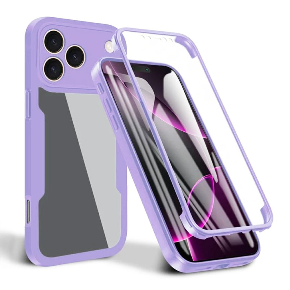 Skyddsfodral för Apple iPhone 17 Pro, Techsuit, ColorVerse 360, Lila