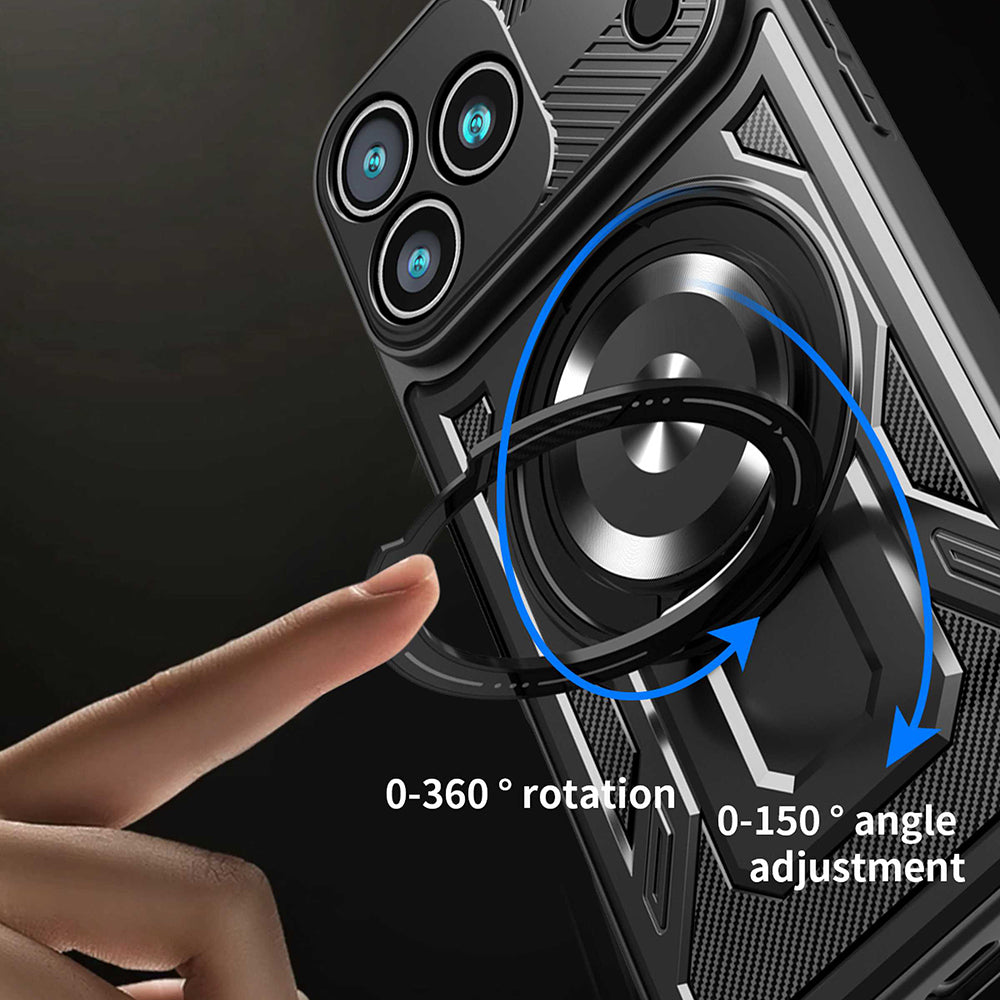 Skyddsfodral för Apple iPhone 17 Pro, Techsuit, RuggedCam, Blå