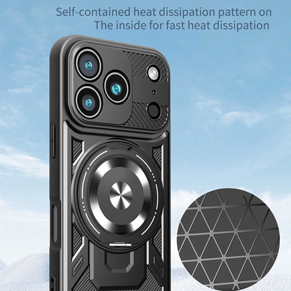 Skyddsfodral för Apple iPhone 17 Pro, Techsuit, RuggedCam, Grå