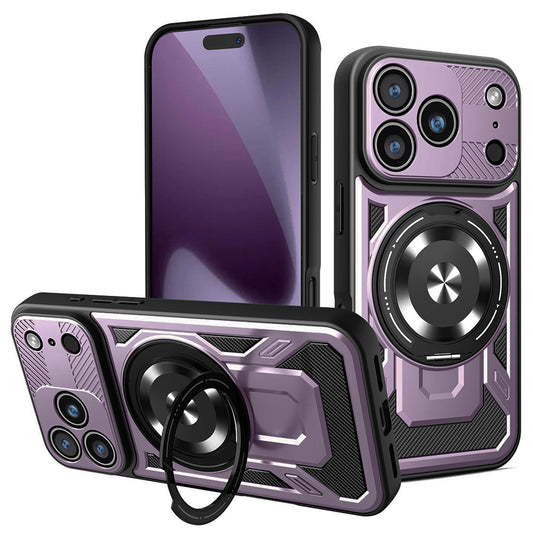 Skyddsfodral för Apple iPhone 17 Pro, Techsuit, RuggedCam, Lila
