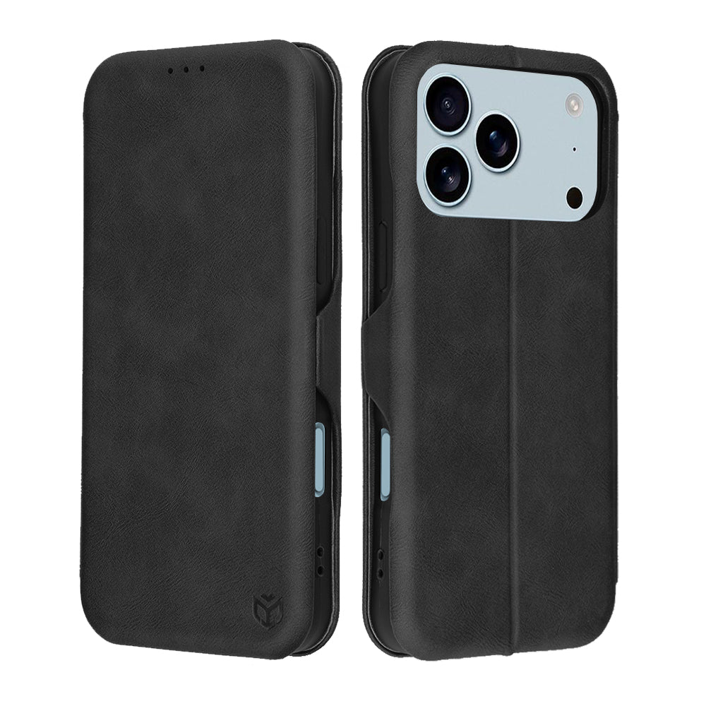Fodral för Apple iPhone 17 Pro, Techsuit, Safe Wallet Plus, Svart