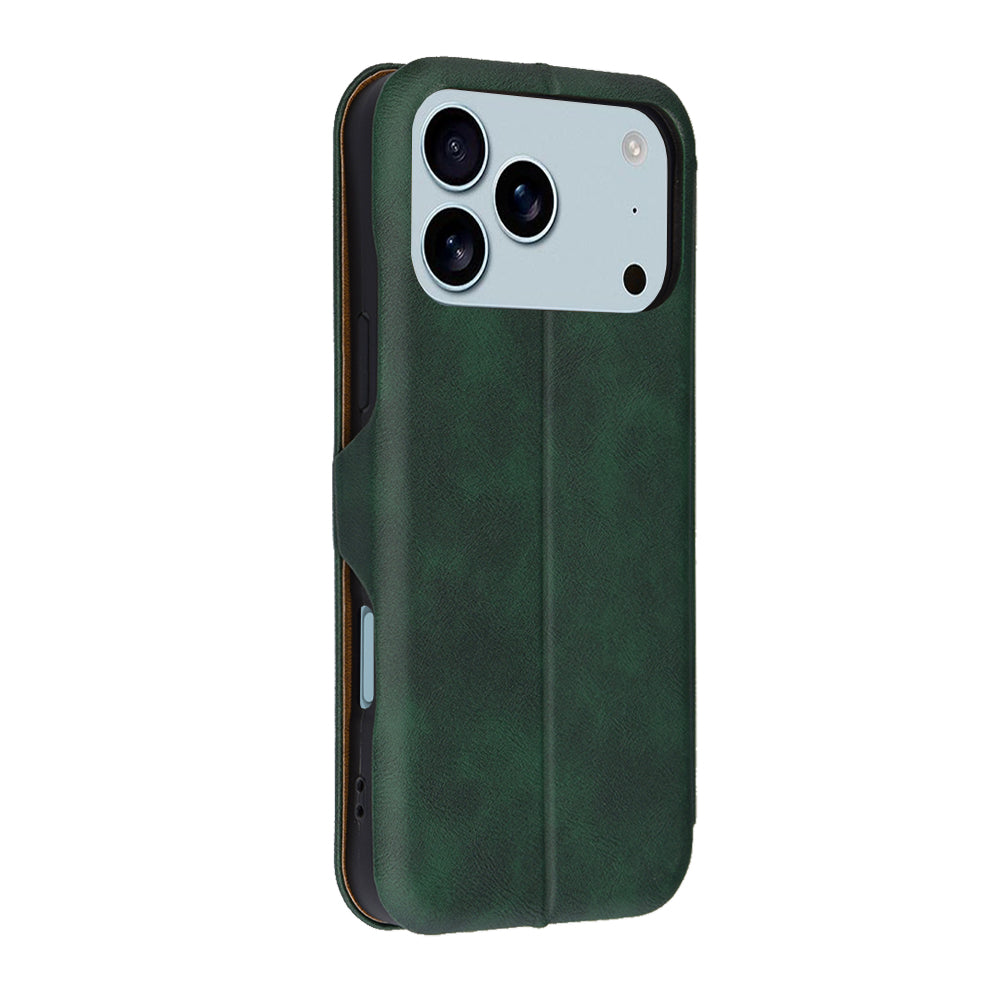 Fodral för Apple iPhone 17 Pro, Techsuit, Safe Wallet Plus, Grön