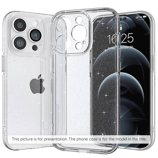 Skyddsfodral för Apple iPhone 17 Pro, Techsuit, SparkleSkin, Transparent