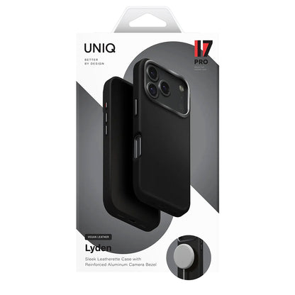 Fodral för Apple iPhone 17 Pro, UNIQ, Lyden Leatherette, Brun