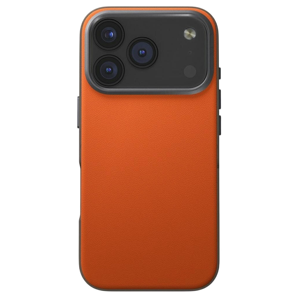 Fodral för Apple iPhone 17 Pro, UNIQ, Lyden Leatherette, Beige Orange